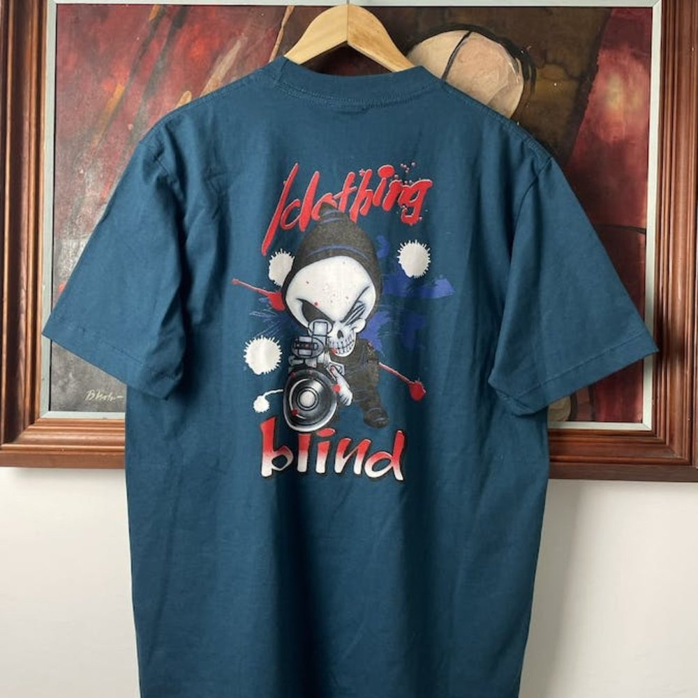Blind Skateboards Vintage Skate Tee Rare Hype Reaper Blood